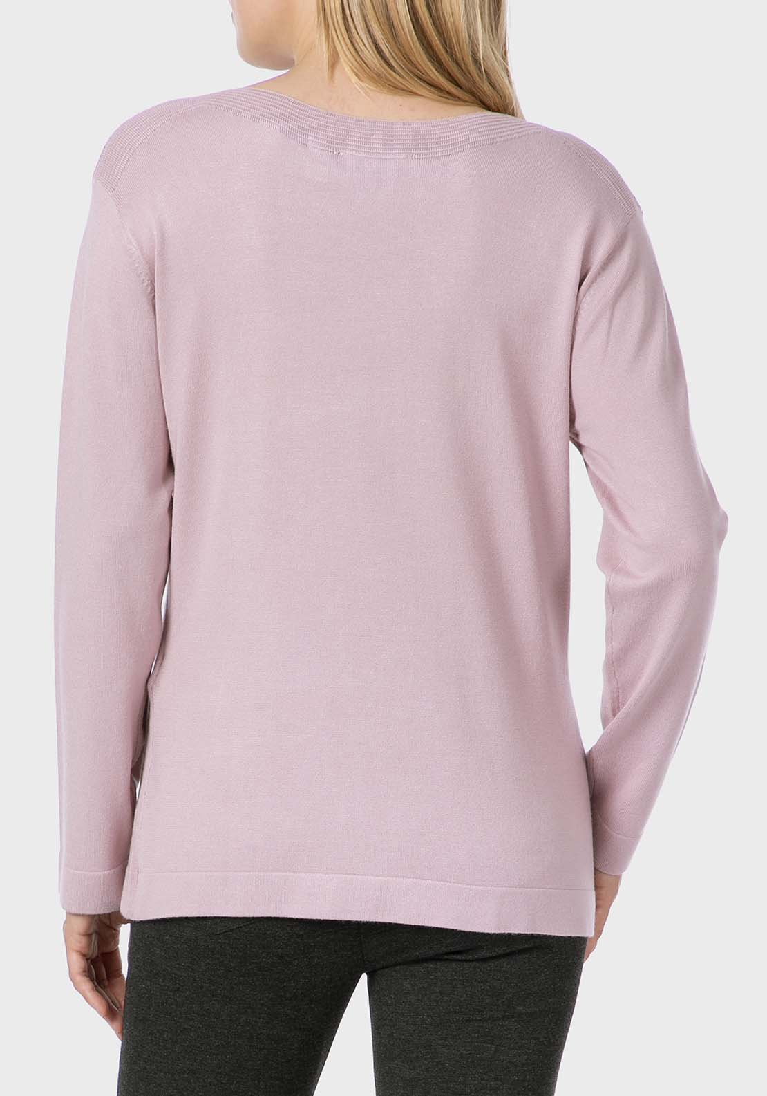 Rhinestone Fantasy Sweater - Pink