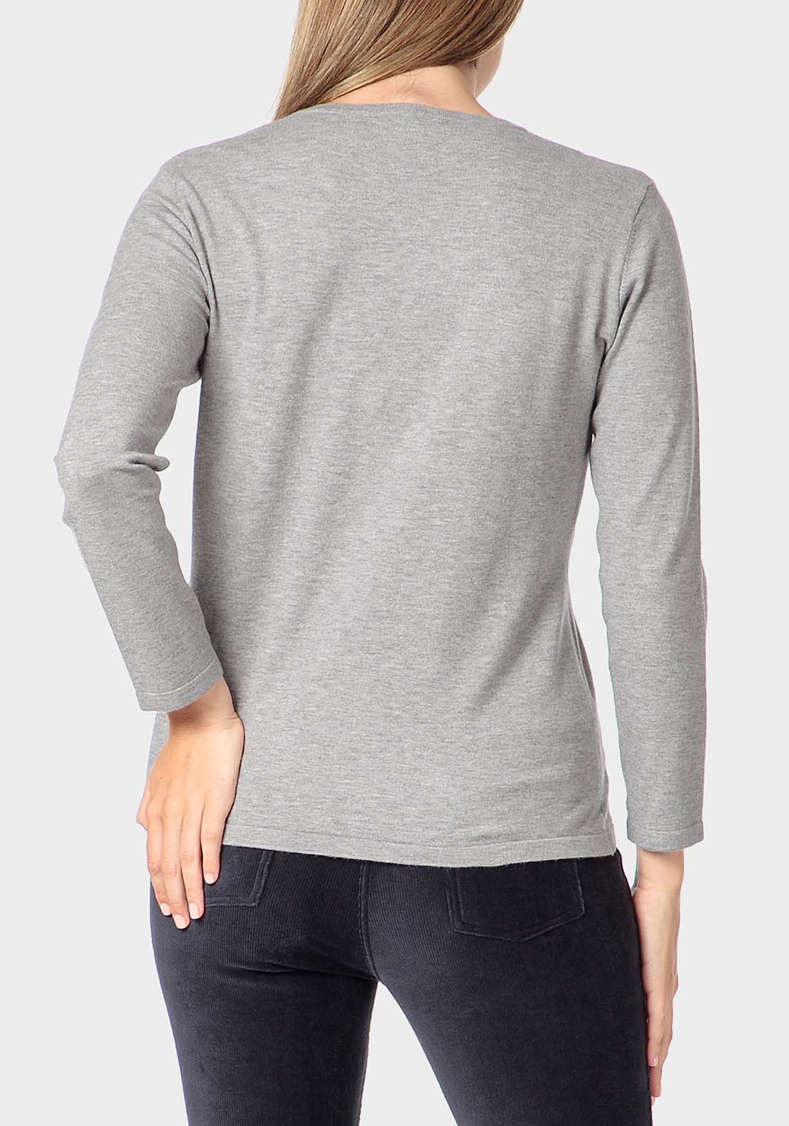 Punt Roma Fantasy Sweater - Grey 2 Shaws Department Stores