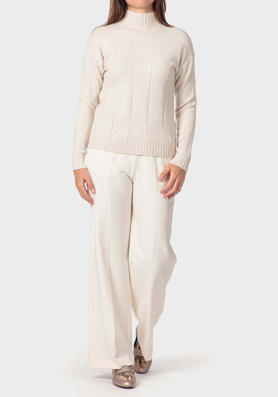 Punt Roma Fantasy Sweater - Beige 3 Shaws Department Stores