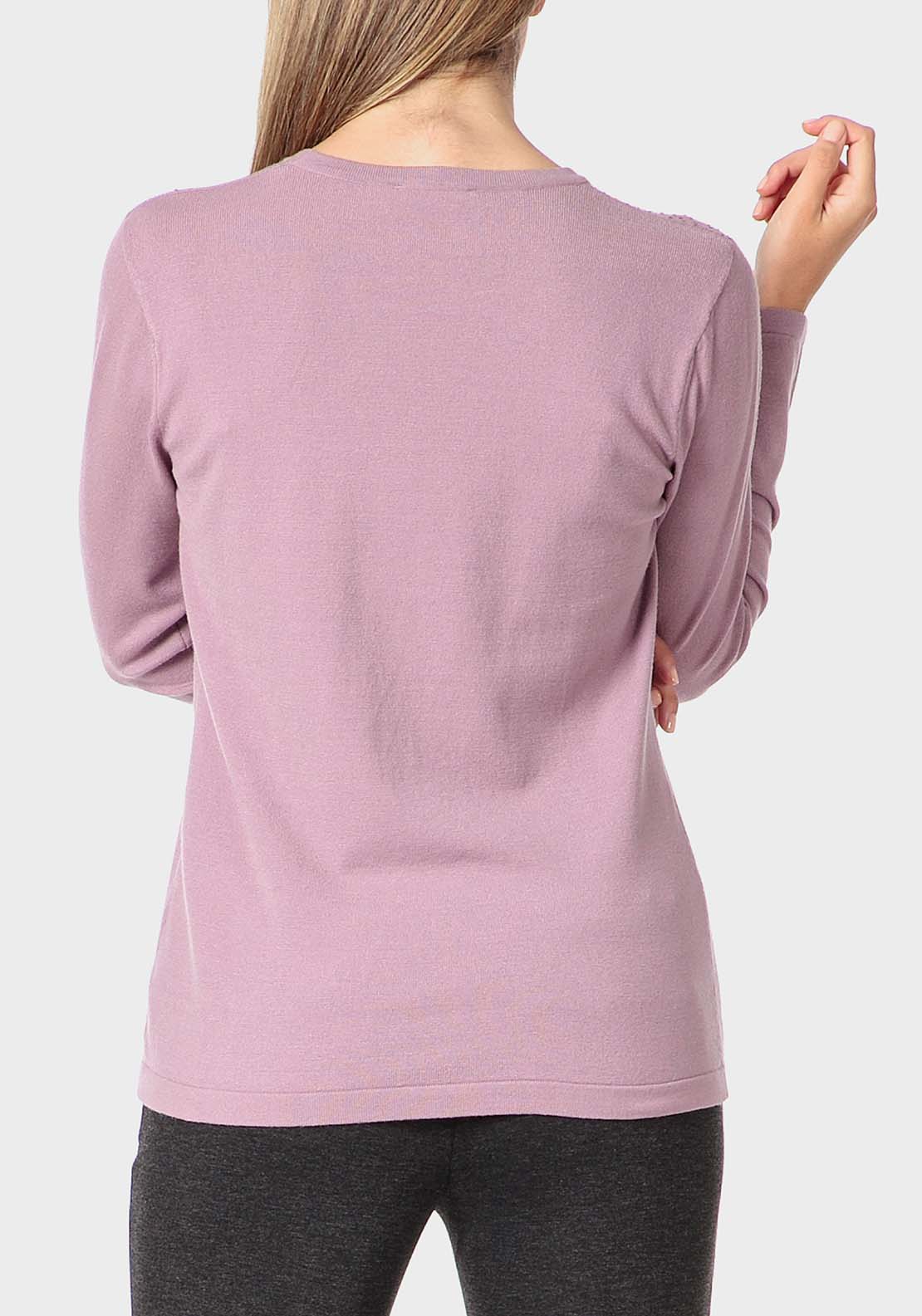 Punt Roma Fantasy Sweater - Purple 2 Shaws Department Stores