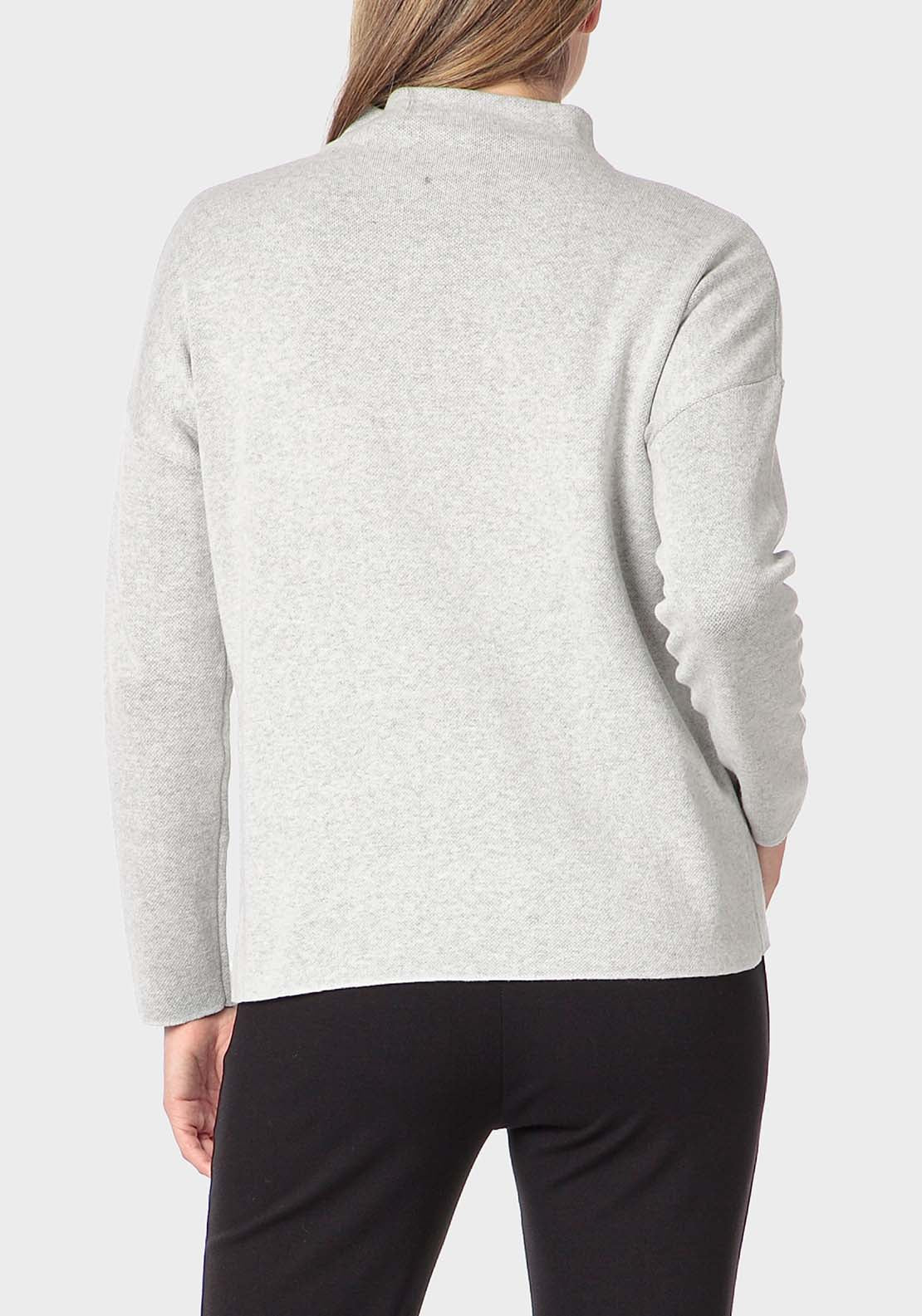 Punt Roma Gemstone Printed Sweater - Grey 2 Shaws Department Stores