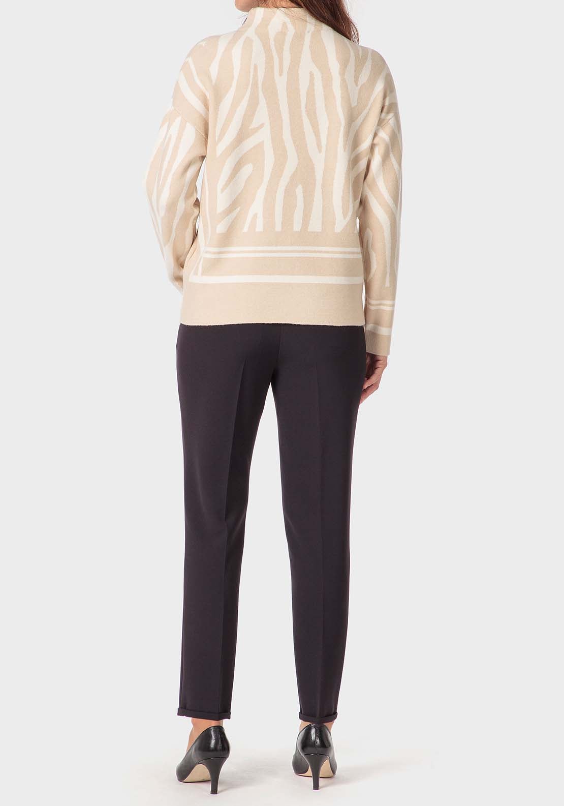 Punt Roma Beige Sweater - Beige 4 Shaws Department Stores