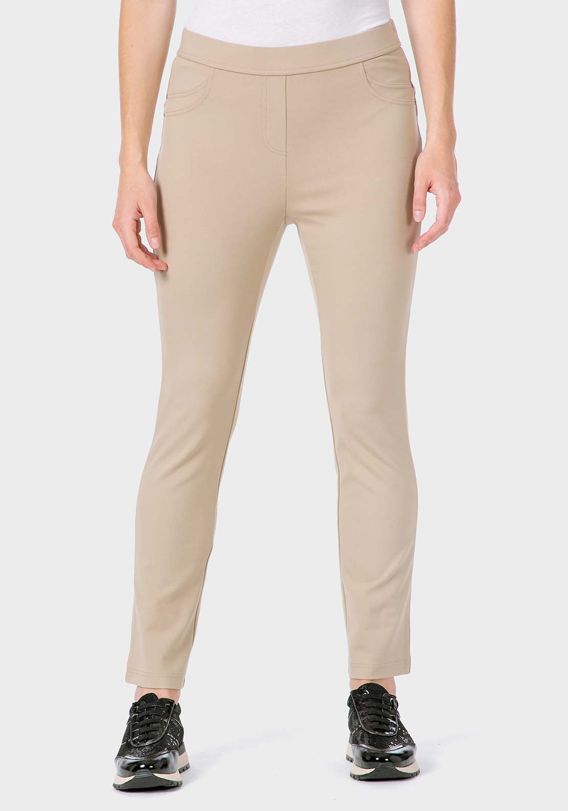 Push Up Trousers - Beige
