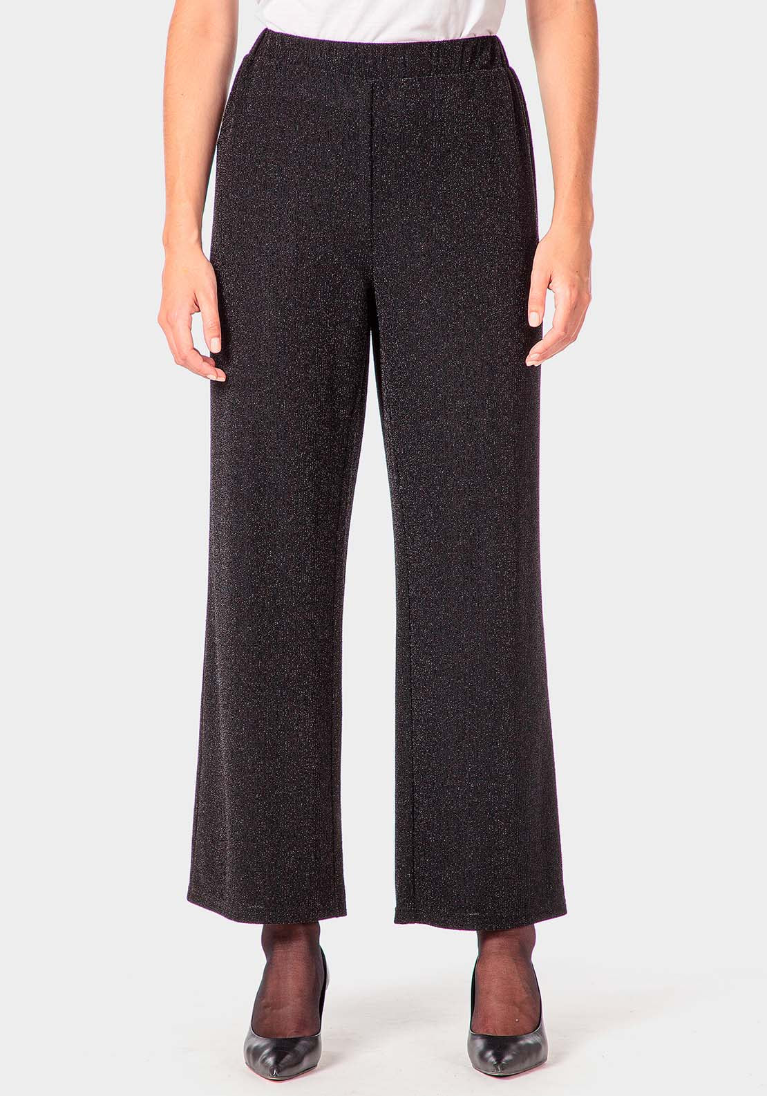 Punt Roma Black Trousers - Black 1 Shaws Department Stores