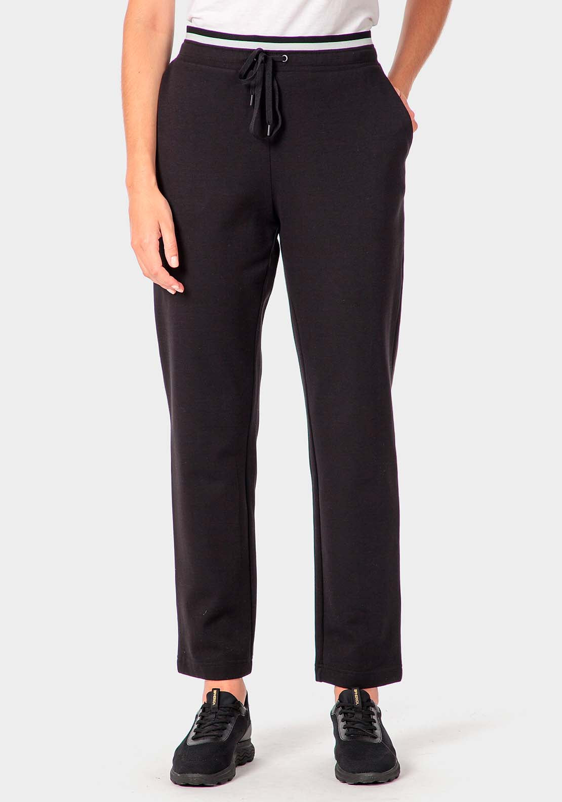 Punt Roma Comfy Trousers - Black 1 Shaws Department Stores