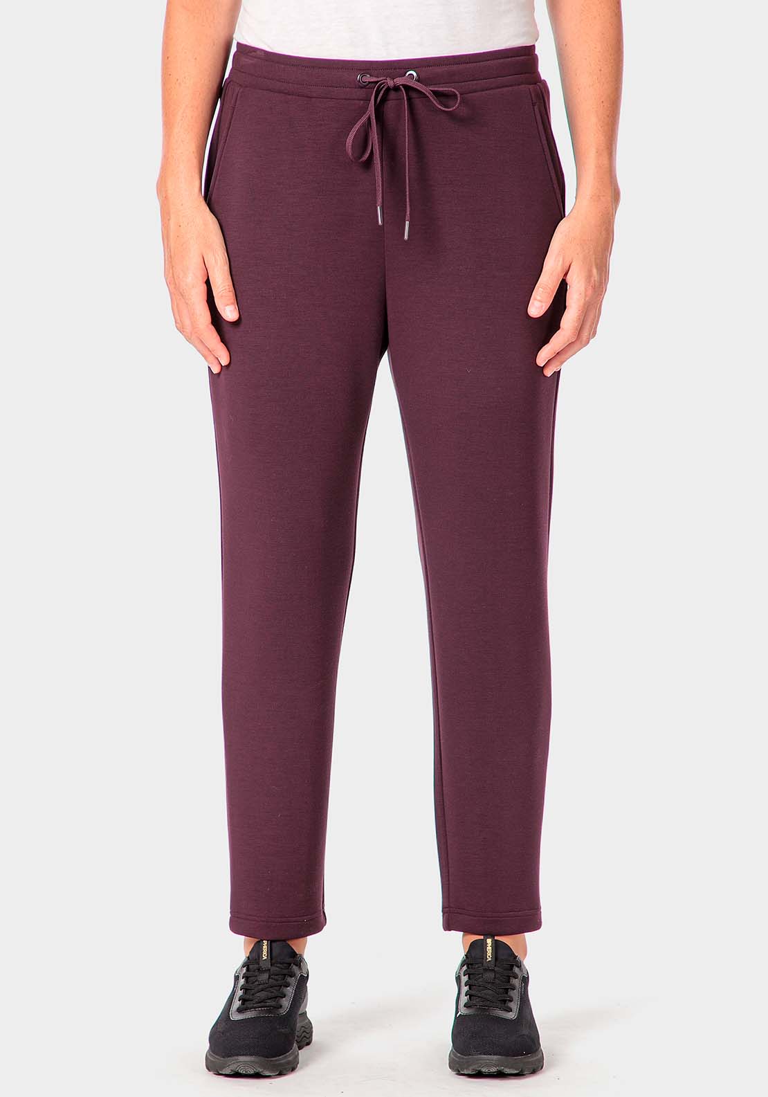 Punt Roma Trousers - Purple Purple 1 Shaws Department Stores
