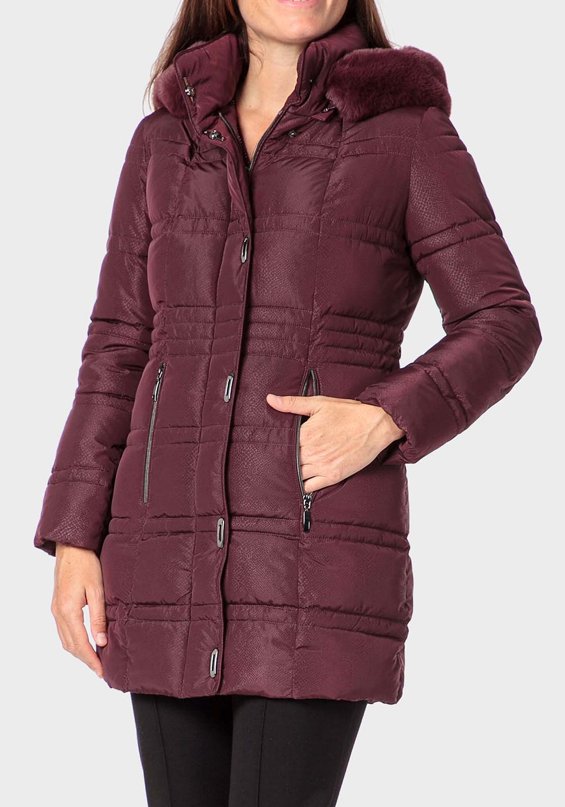 Punt Roma Fantasy Parka - Red 1 Shaws Department Stores