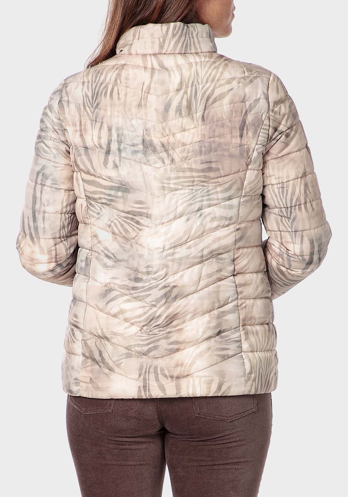 Punt Roma Reversible Parka - Beige 4 Shaws Department Stores