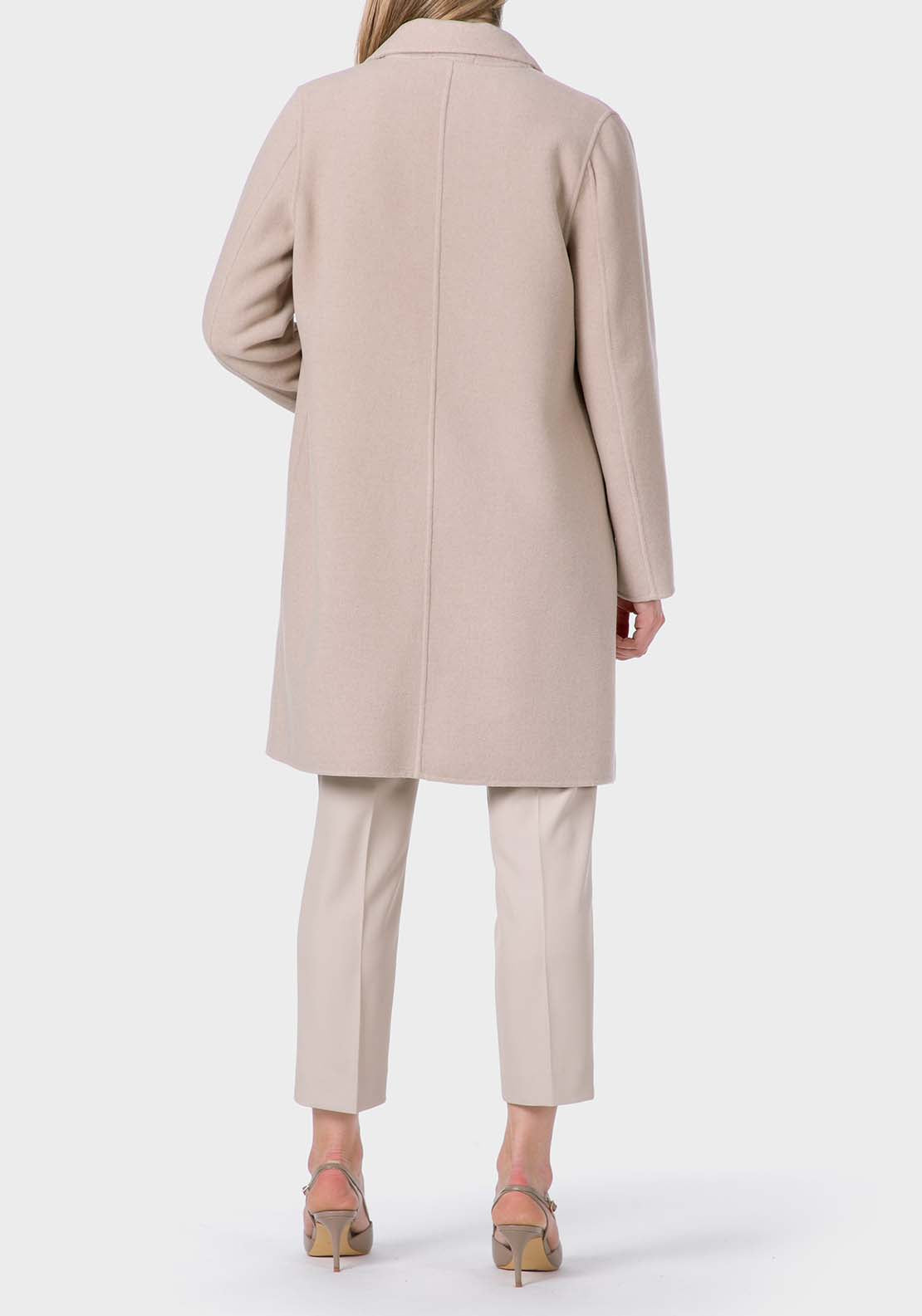 Punt Roma Beige Coat - Beige 4 Shaws Department Stores