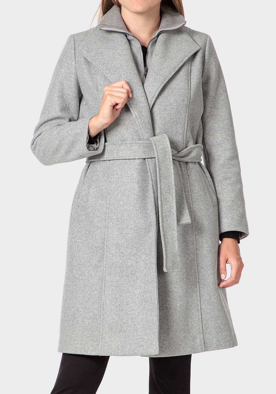 Punt Roma Coat - Grey 1 Shaws Department Stores