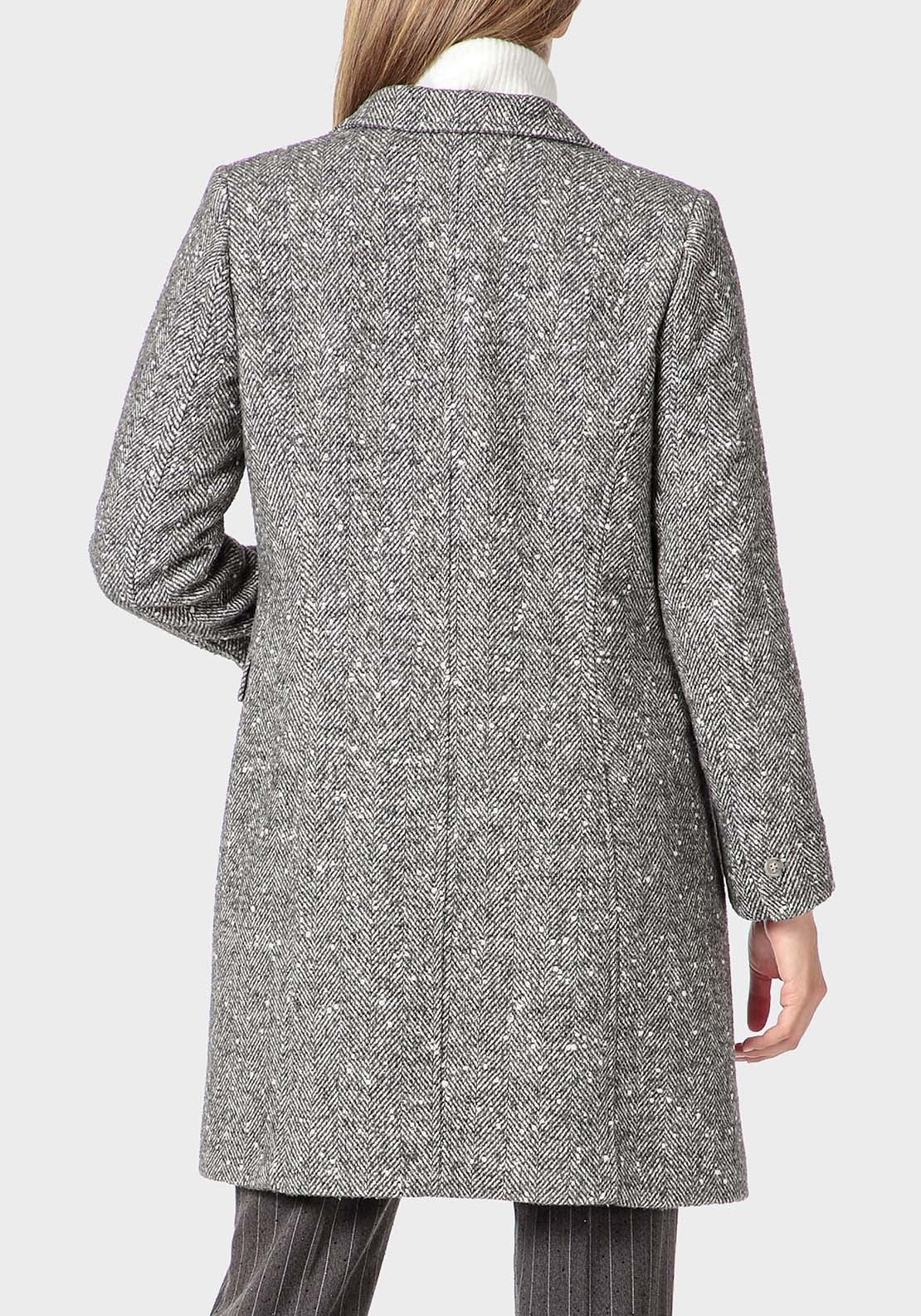 Punt Roma Fantasy Coat - Grey 2 Shaws Department Stores