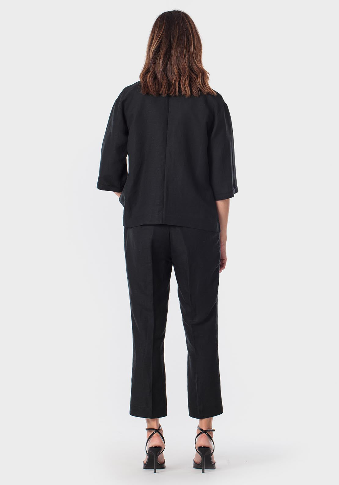 Linen Jacket - Black