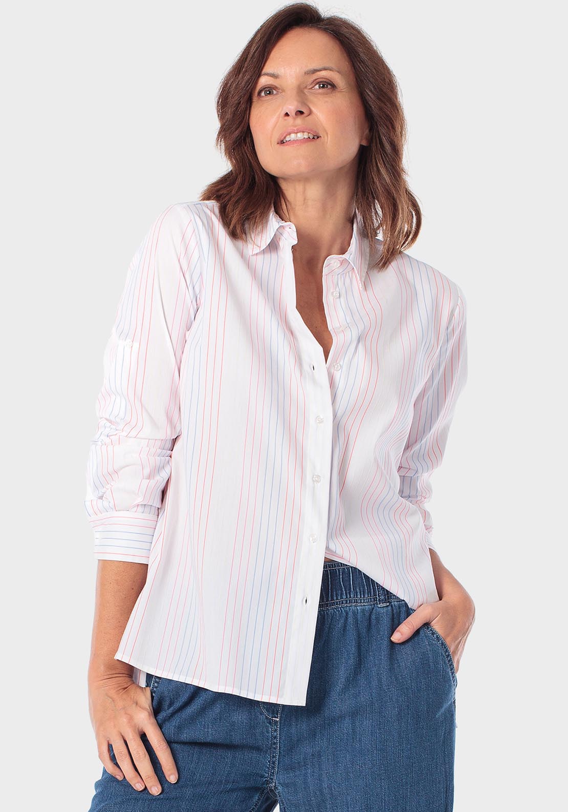 Striped Shirt - Pink Sorbet