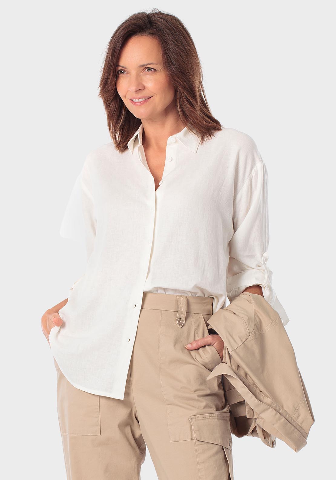 Linen Shirt - White