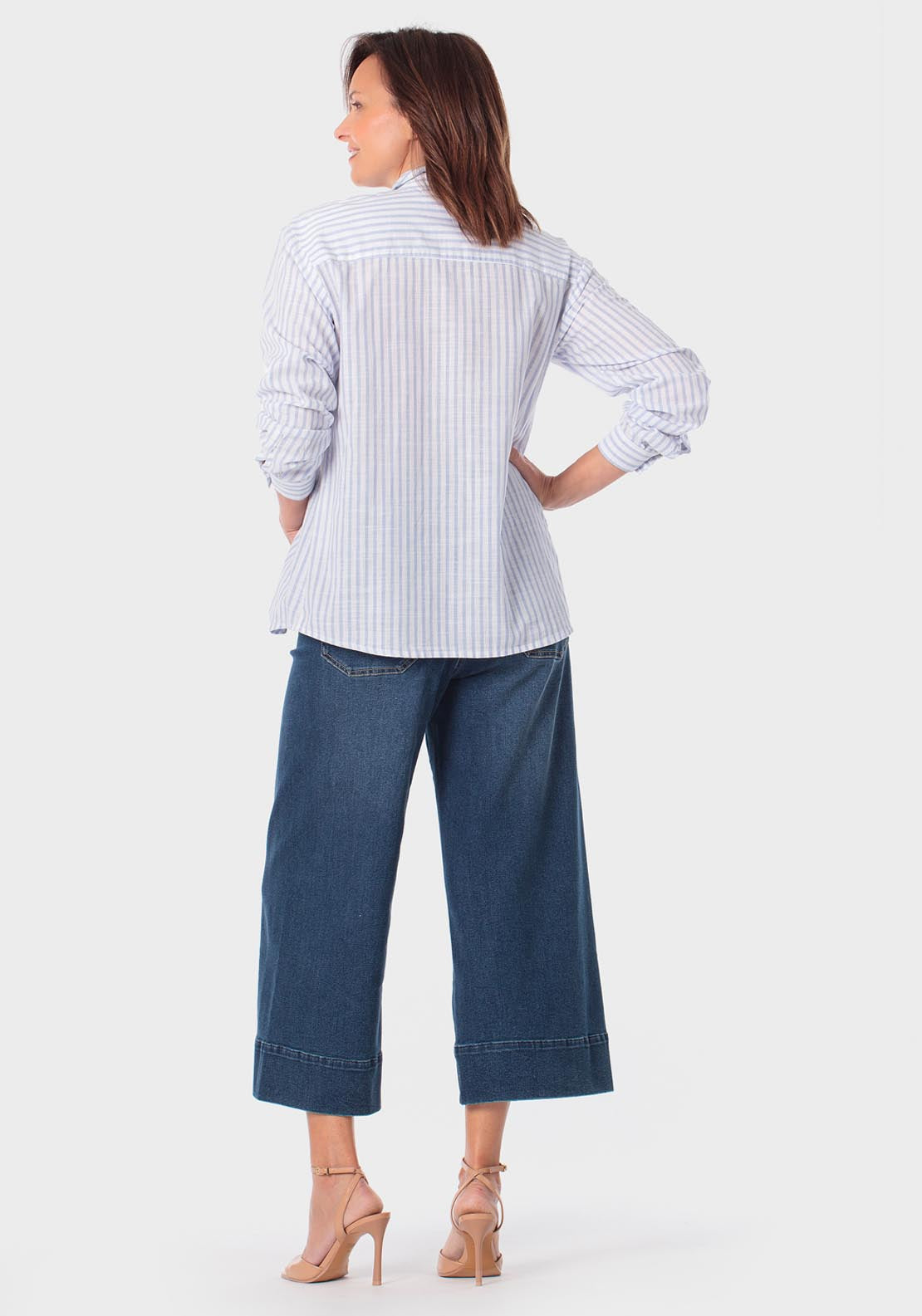 Striped Shirt - Blue Porcelain