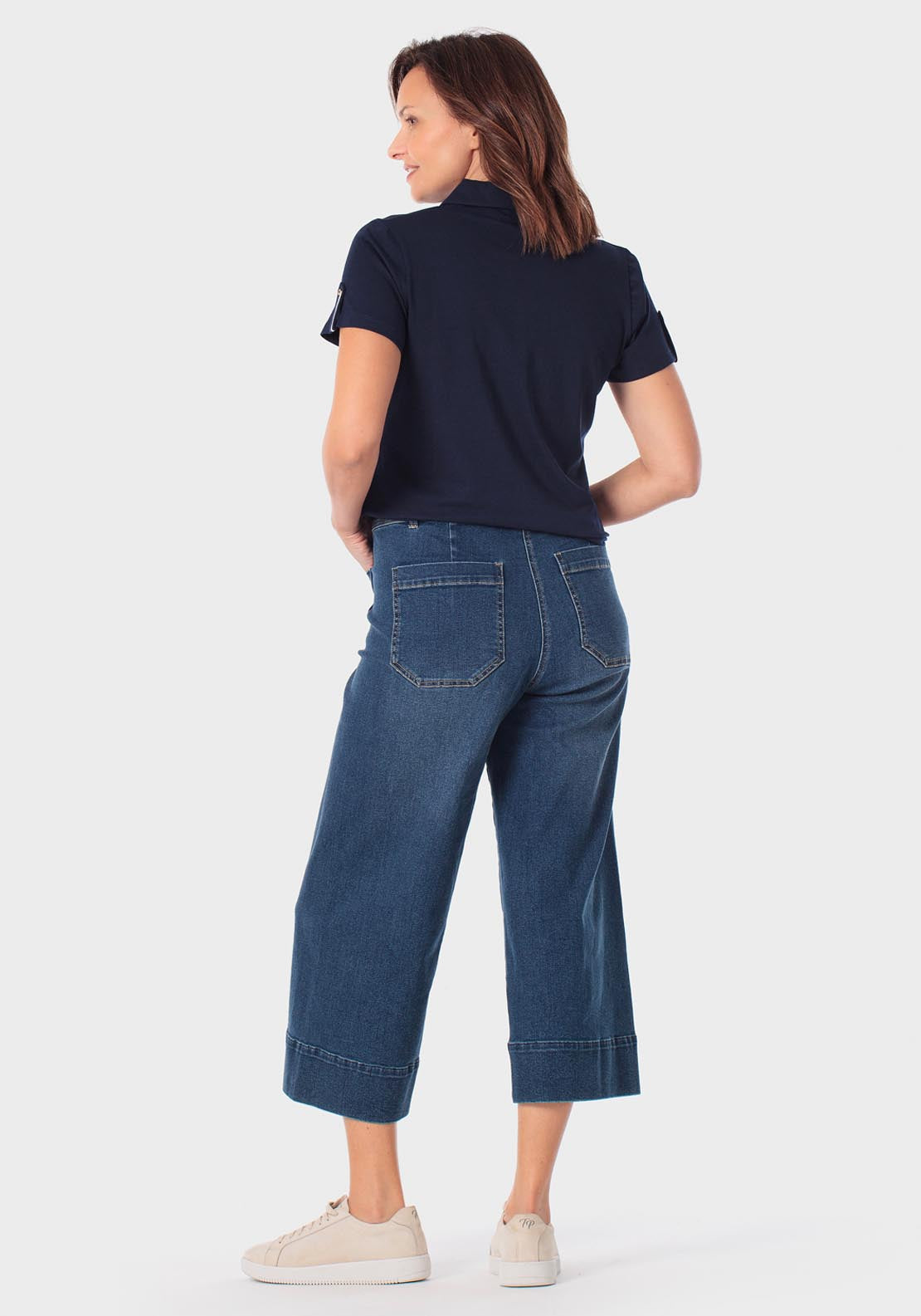 Buttoned Polo - Blue Navy