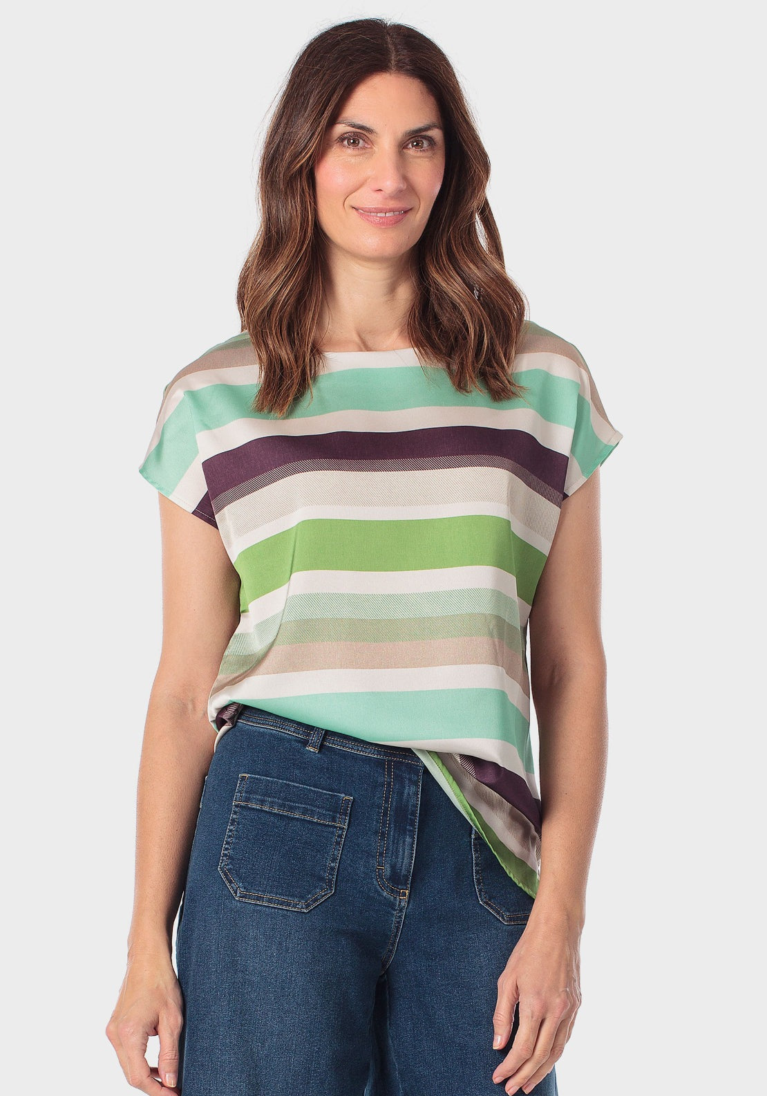 Striped Blouse - Green