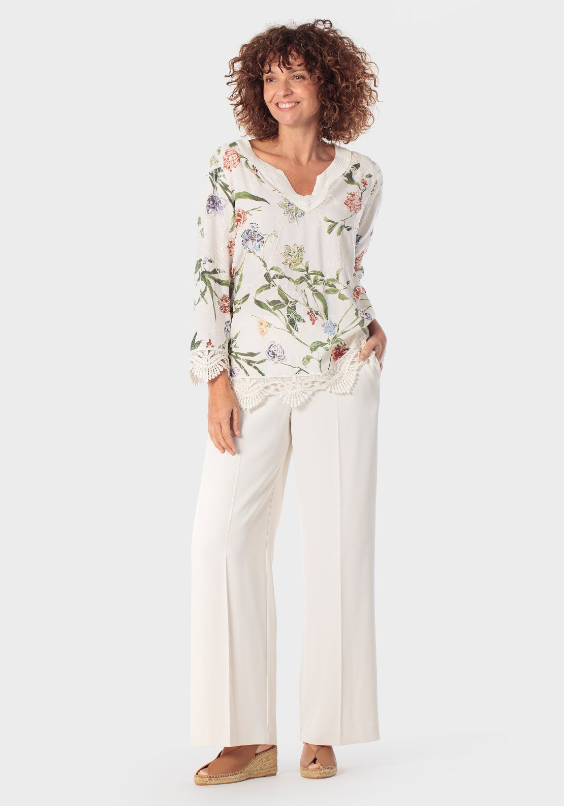 Embroidered Blouse - Green