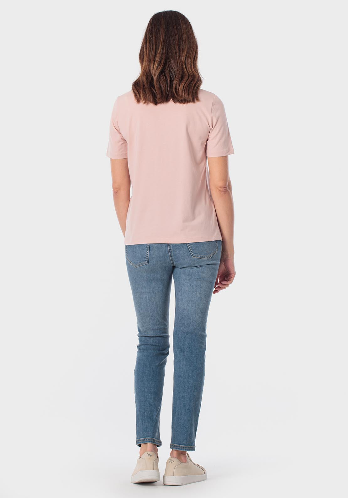 T-Shirt With Gemstones - Pink Petal