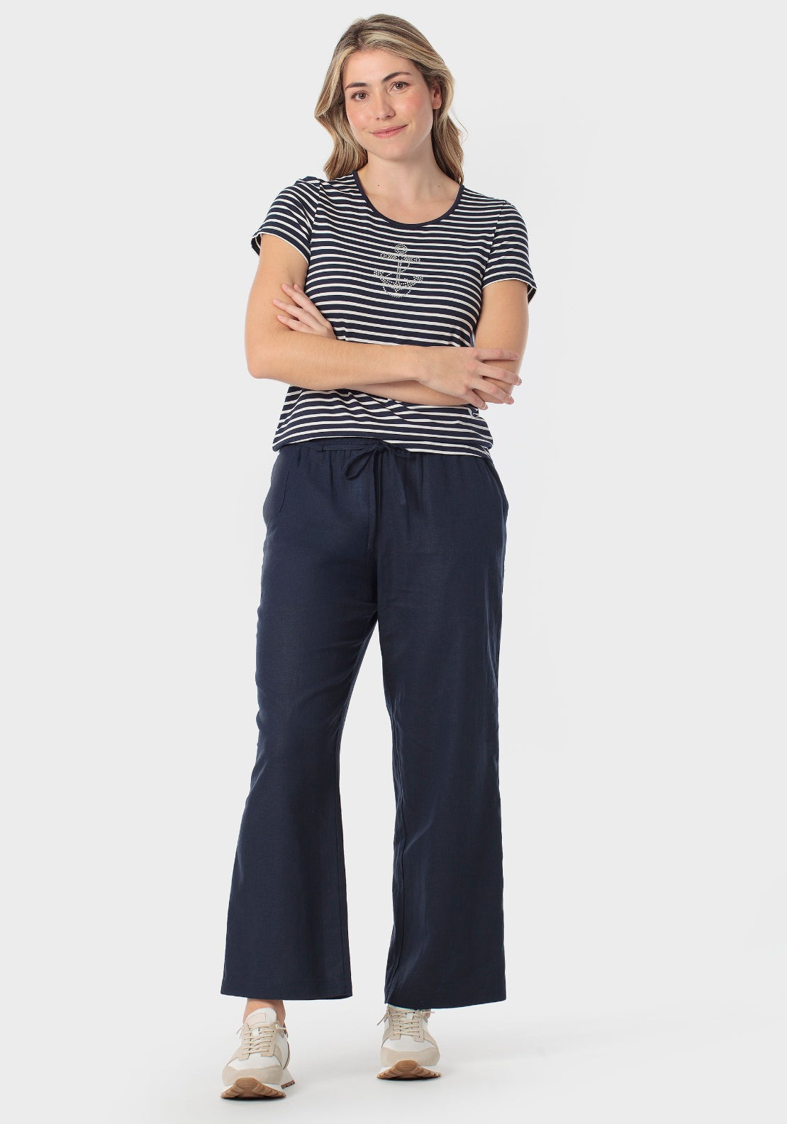 Striped T-Shirt - Navy