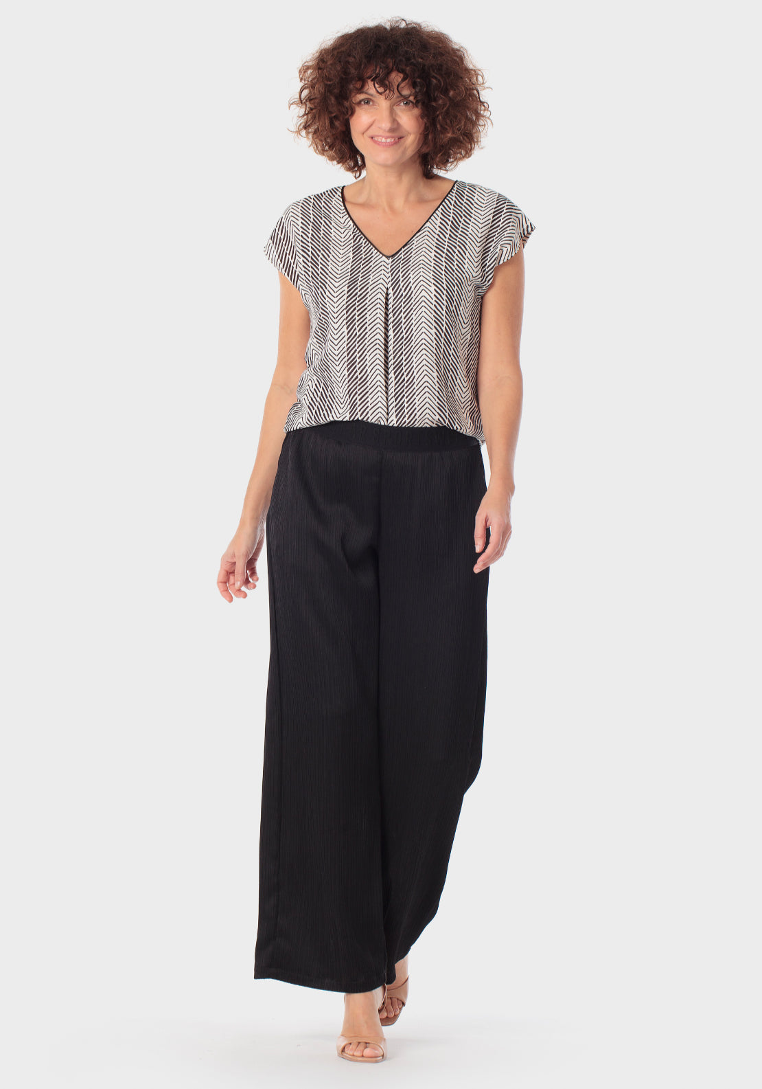 Monochrome Blouse - Black