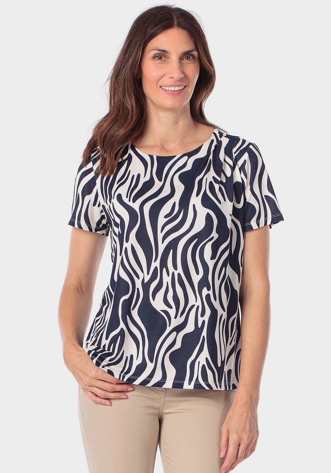 Printed T-Shirt - Blue Navy