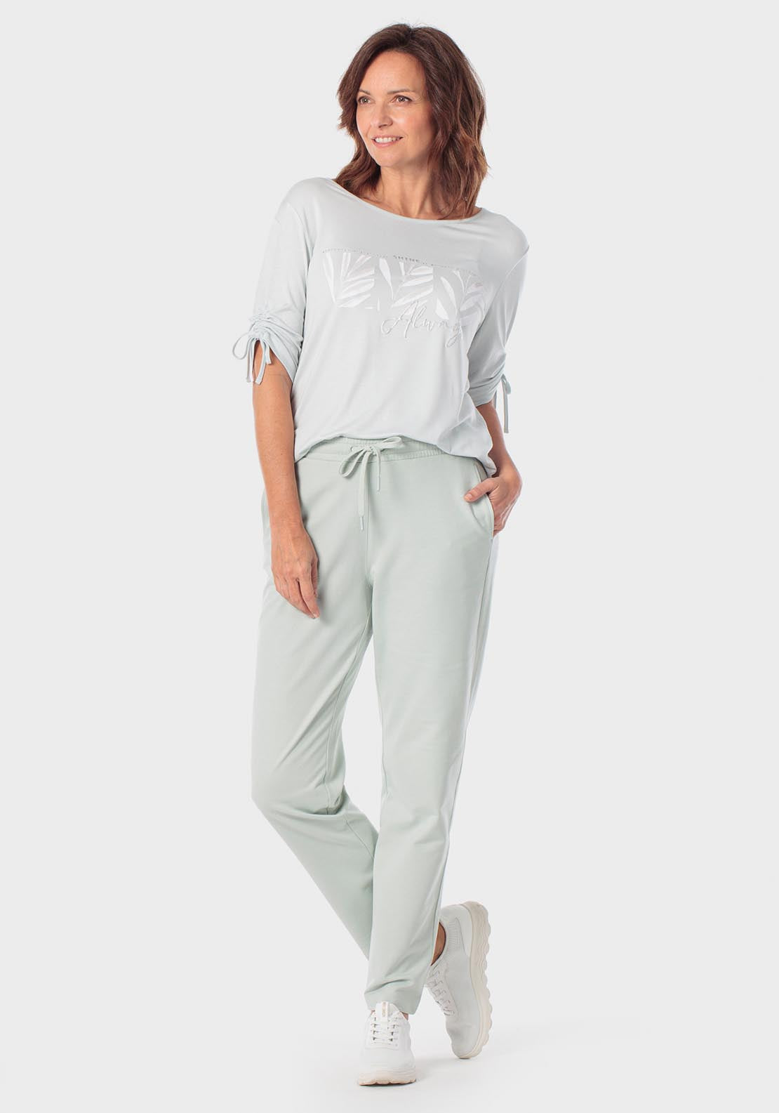 Printed T-Shirt - Green Aquamarine
