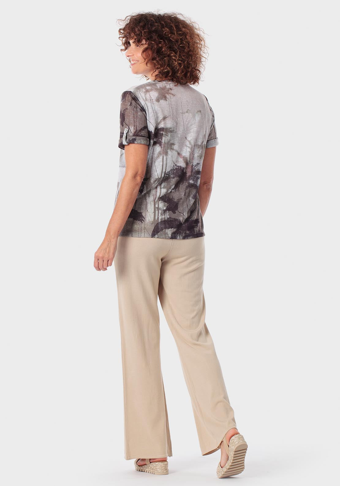 Printed T-Shirt - Green Khaki