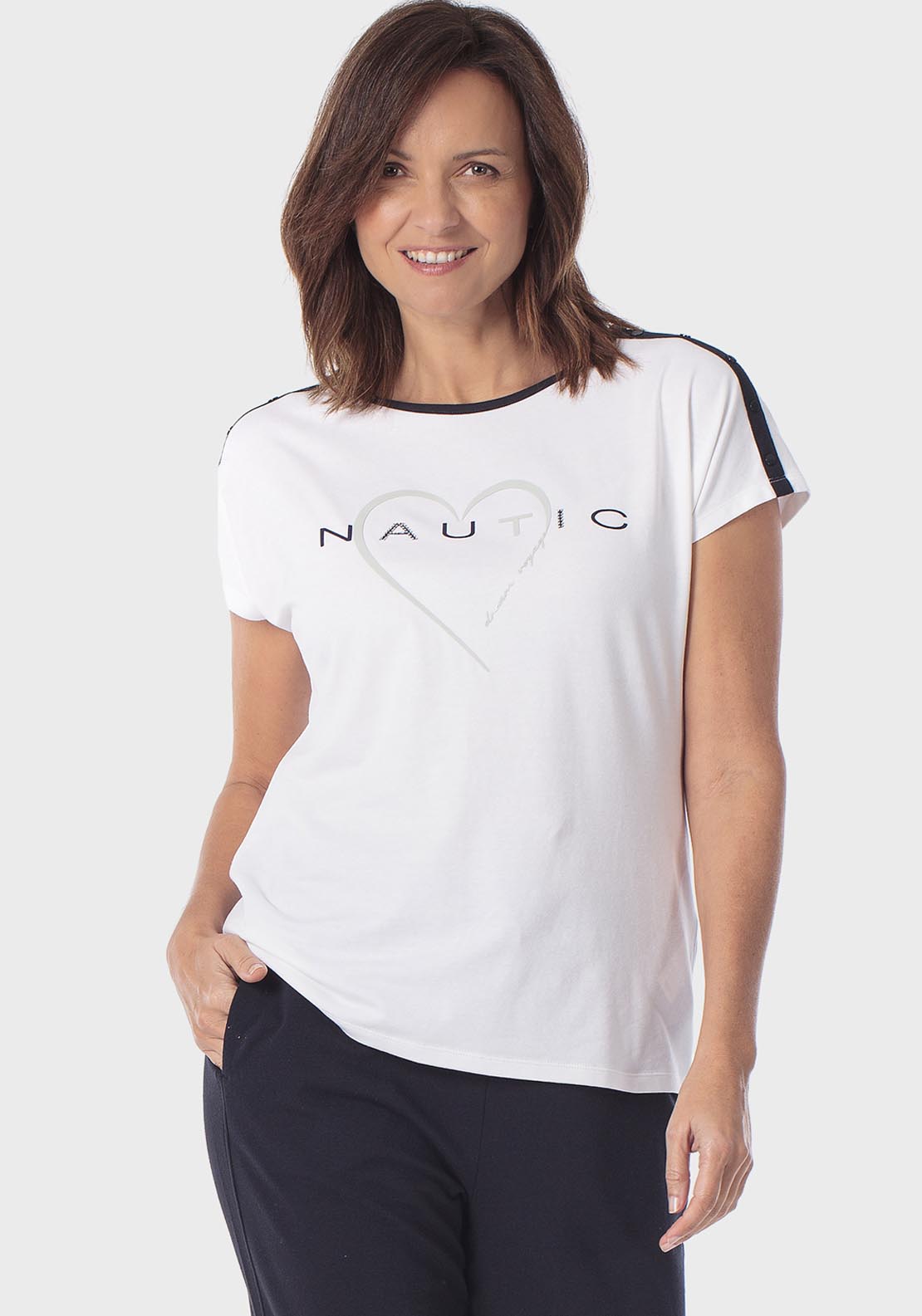 Sports T-Shirt - White Talc