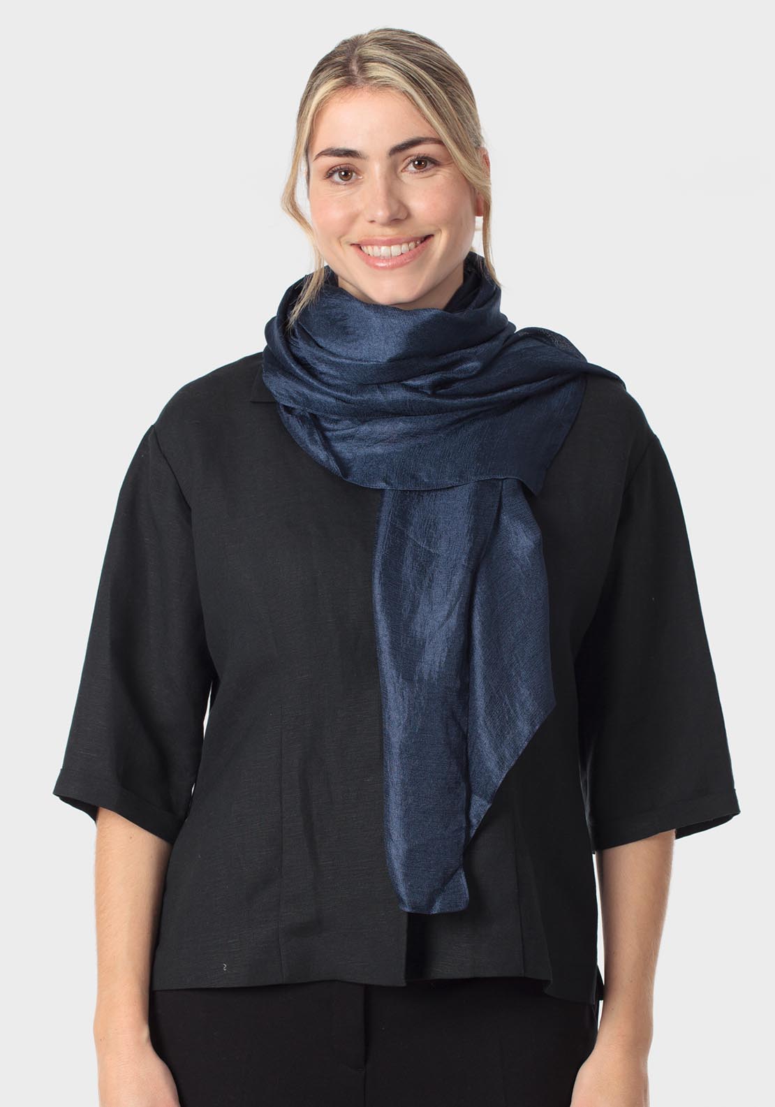Sheeny Scarf - Blue Navy