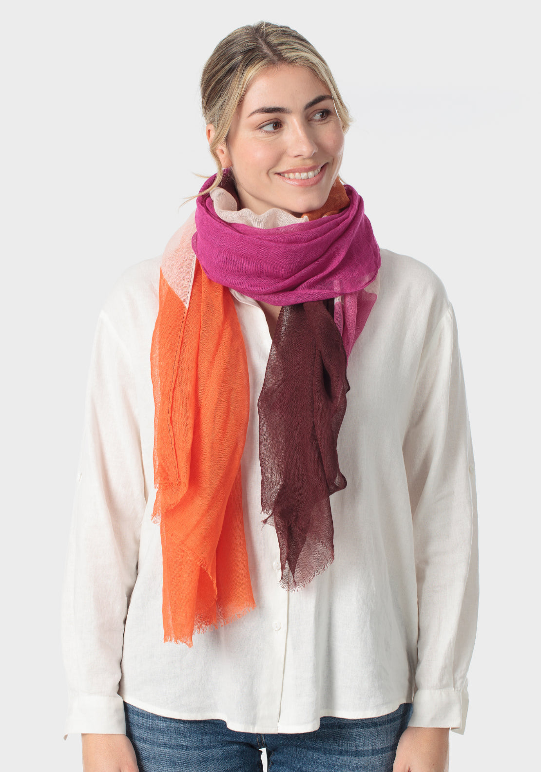Vibrant Scarf - Orange