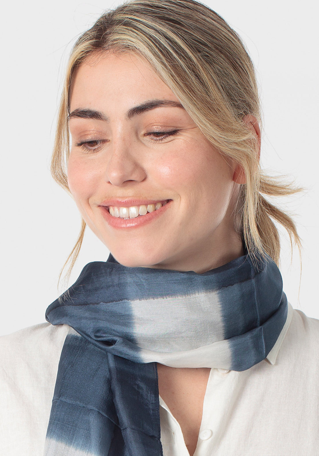 Shimmer Scarf - Navy