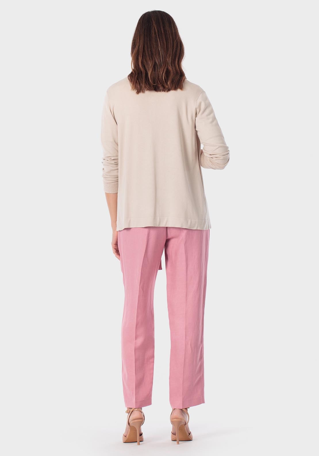 Metallic Thread Jacket - Beige