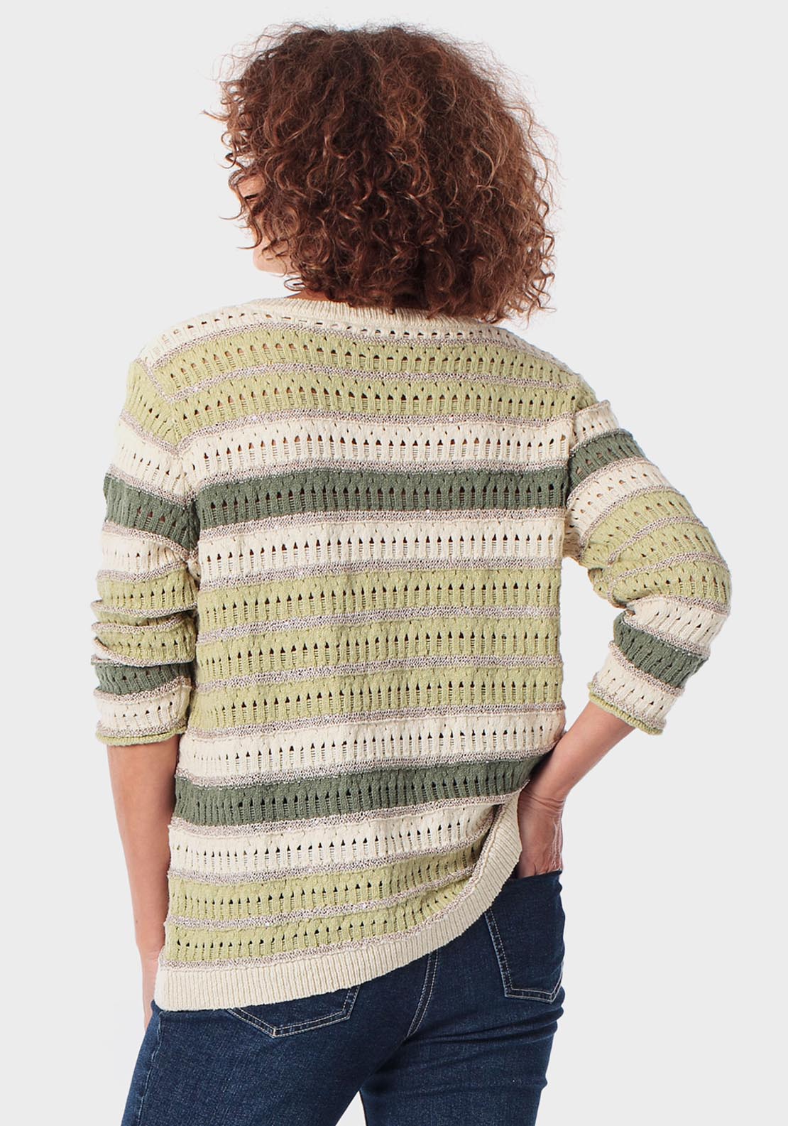 Multicoloured Sweater - Green