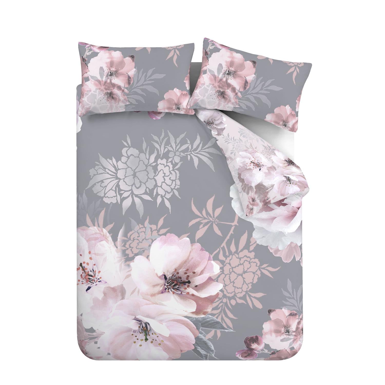 The Home Collection Statement Floral Reversible Duvet Cover Set 6 Shaws Department Stores