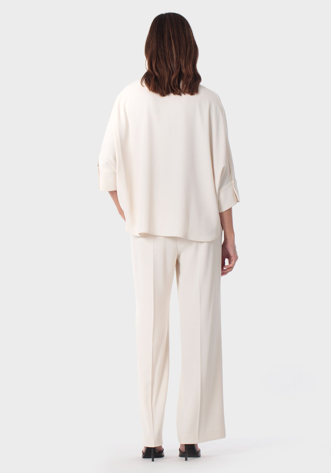 Wide Trousers - White