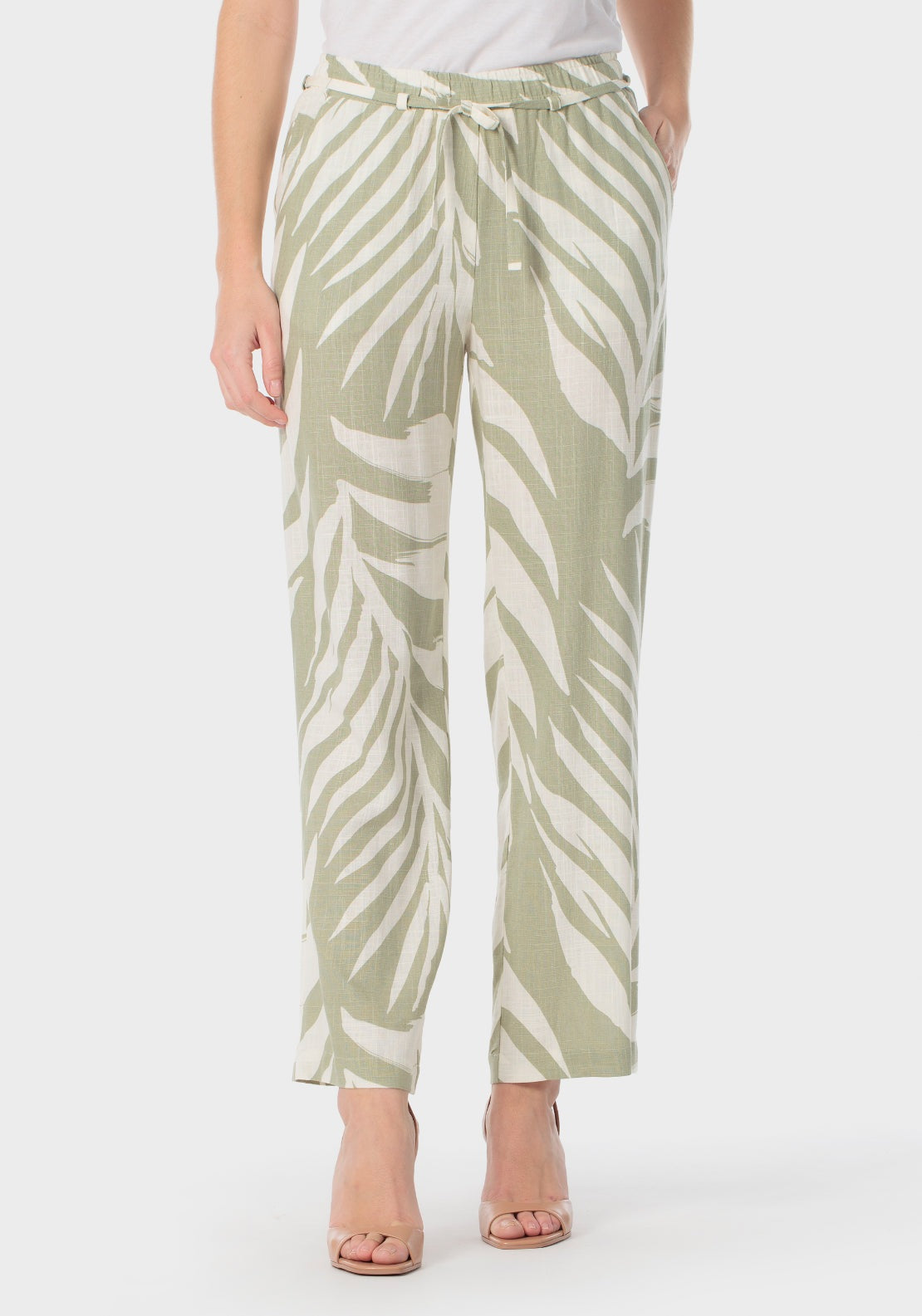 Printed Trousers - Yellow