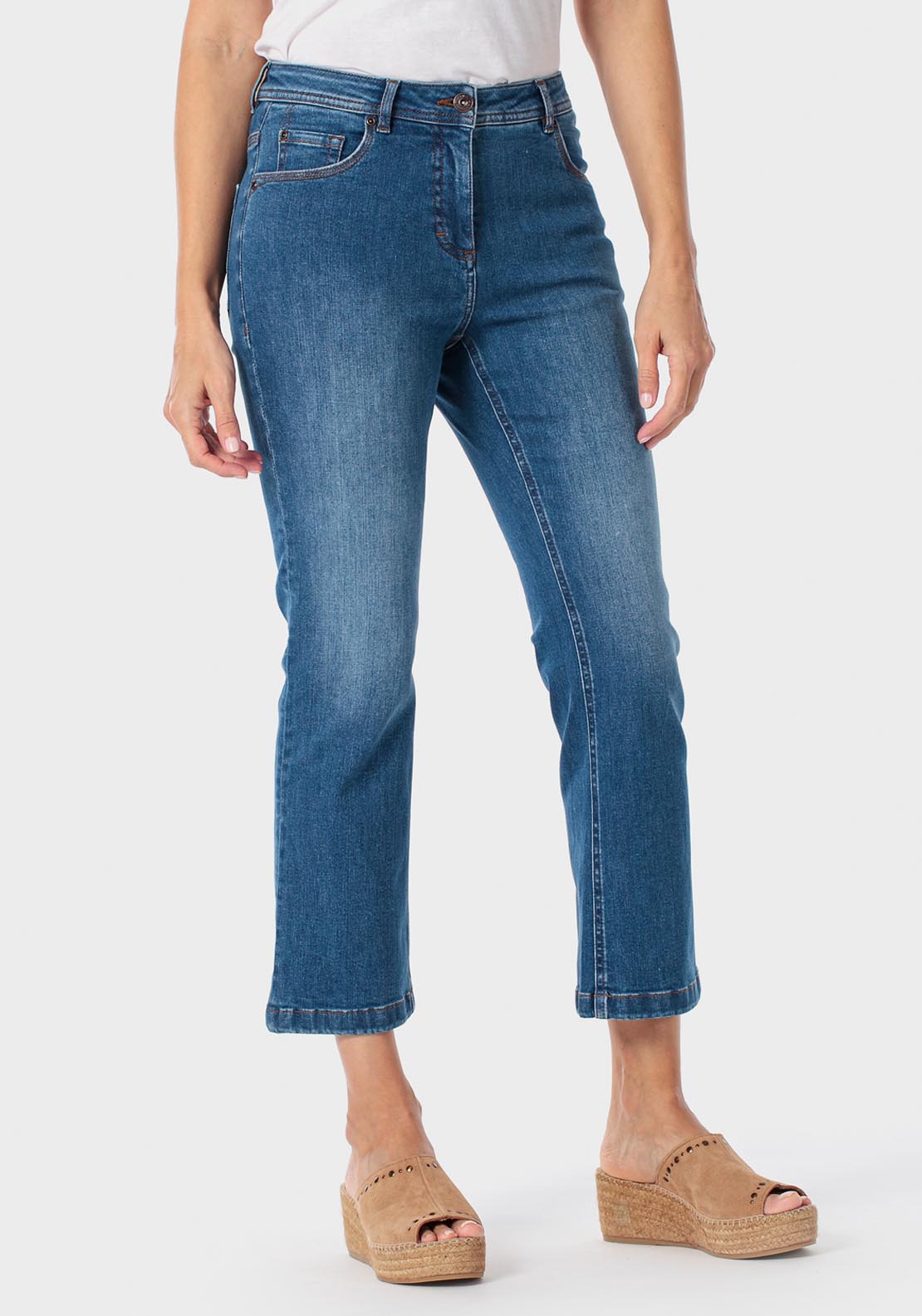 Flare Jeans - Blue Médium Denim