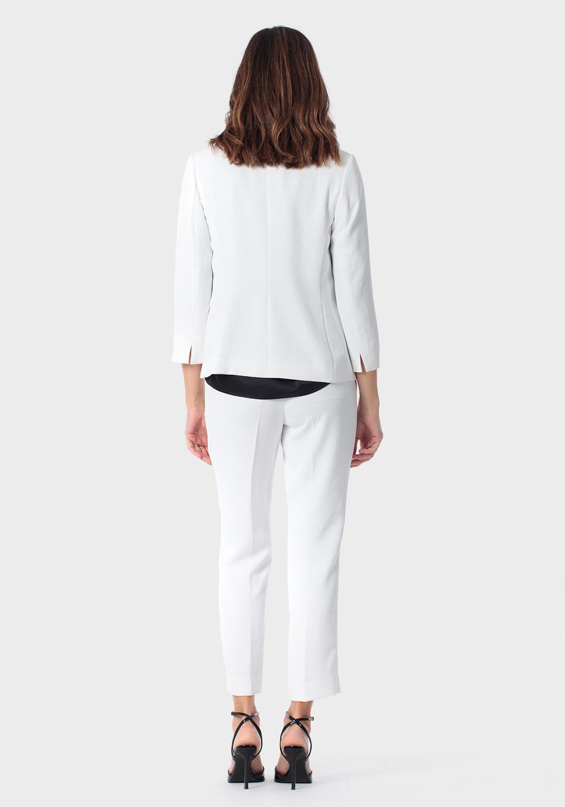 Capri Trousers - White Talc