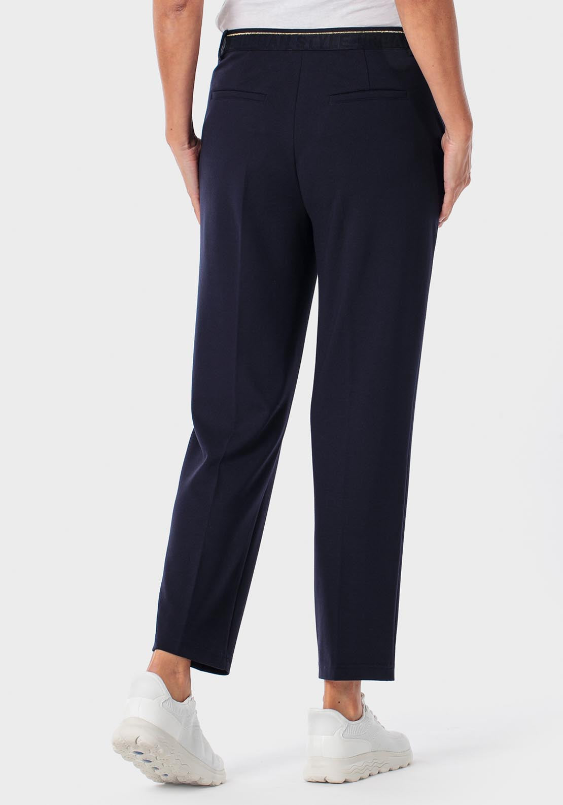 Ponte Di Roma Trousers - Blue Navy
