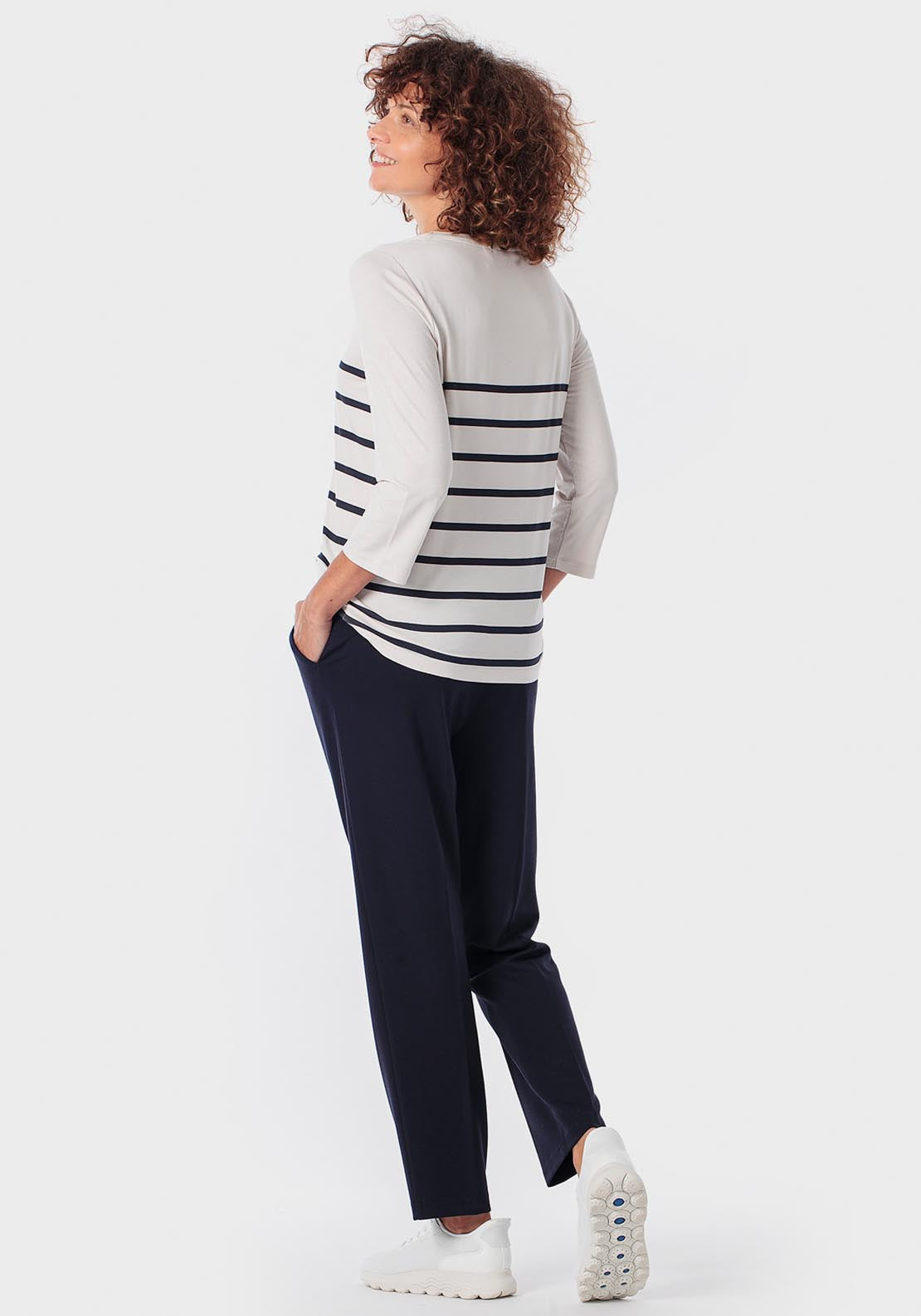 Ponte Di Roma Trousers - Blue Navy
