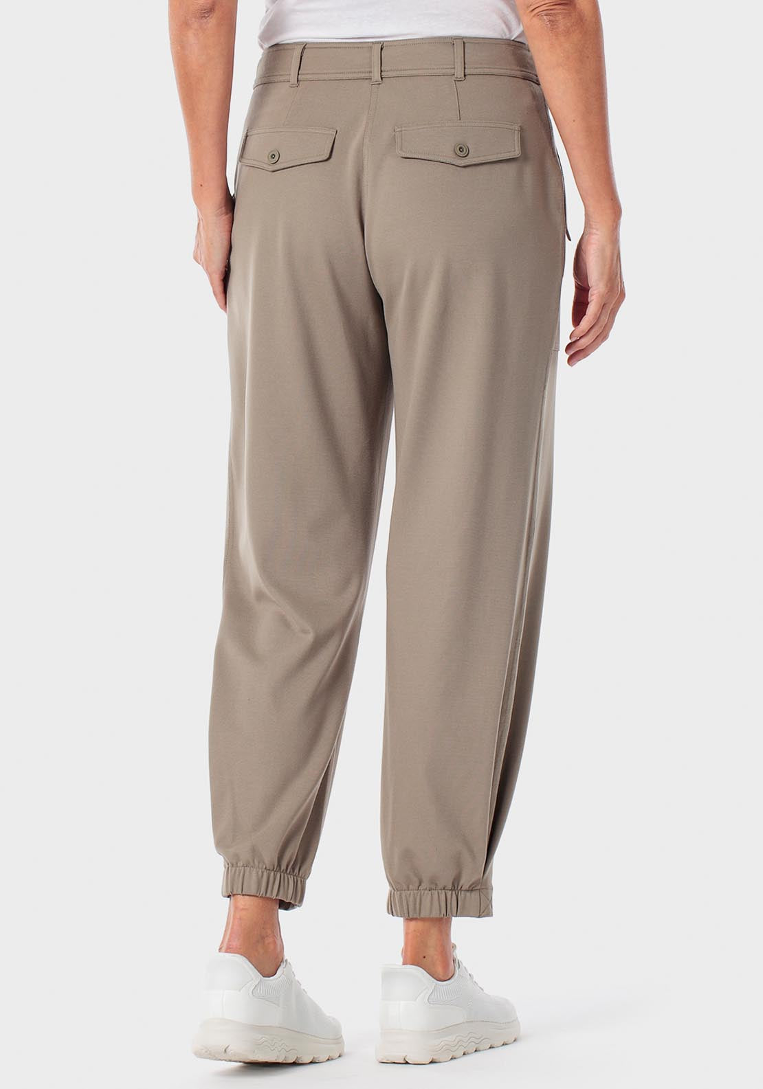 Ponte Di Roma Trousers - Green Khaki