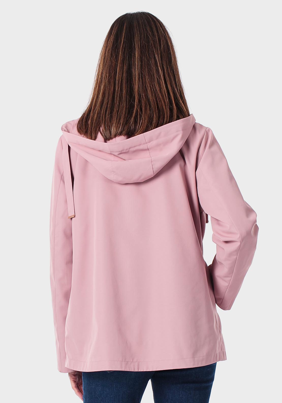 Parka With Hood - Pink