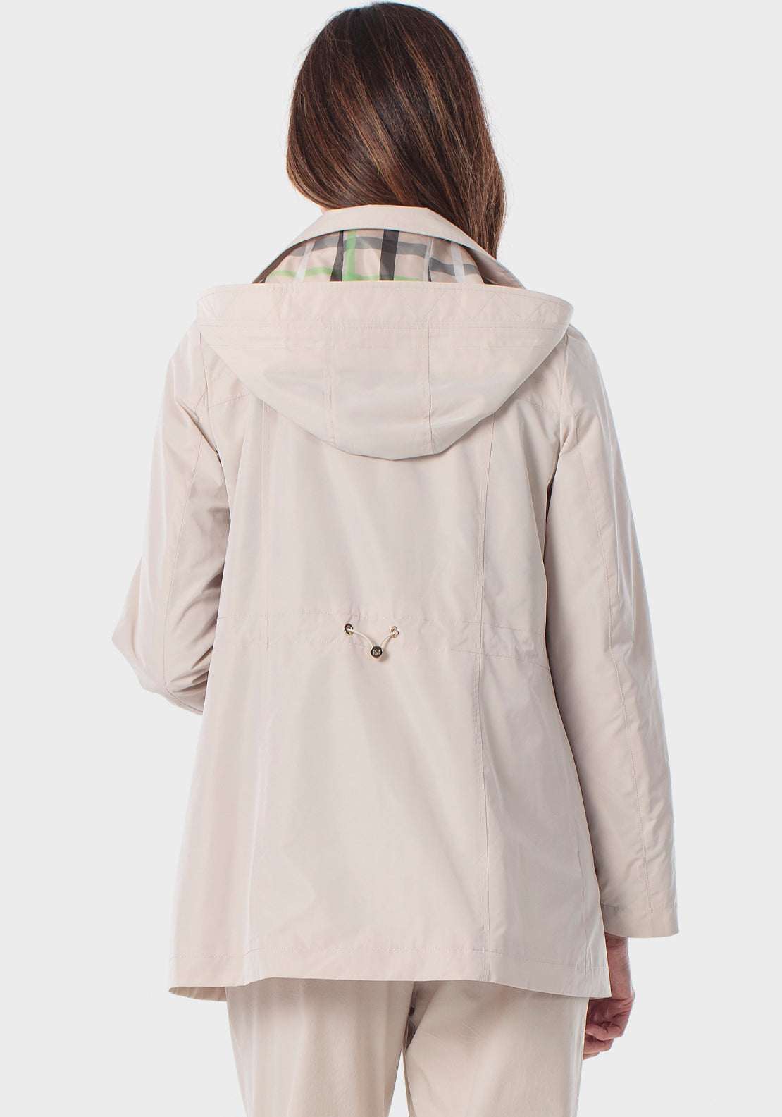 Long Sleeve Parka - Beige
