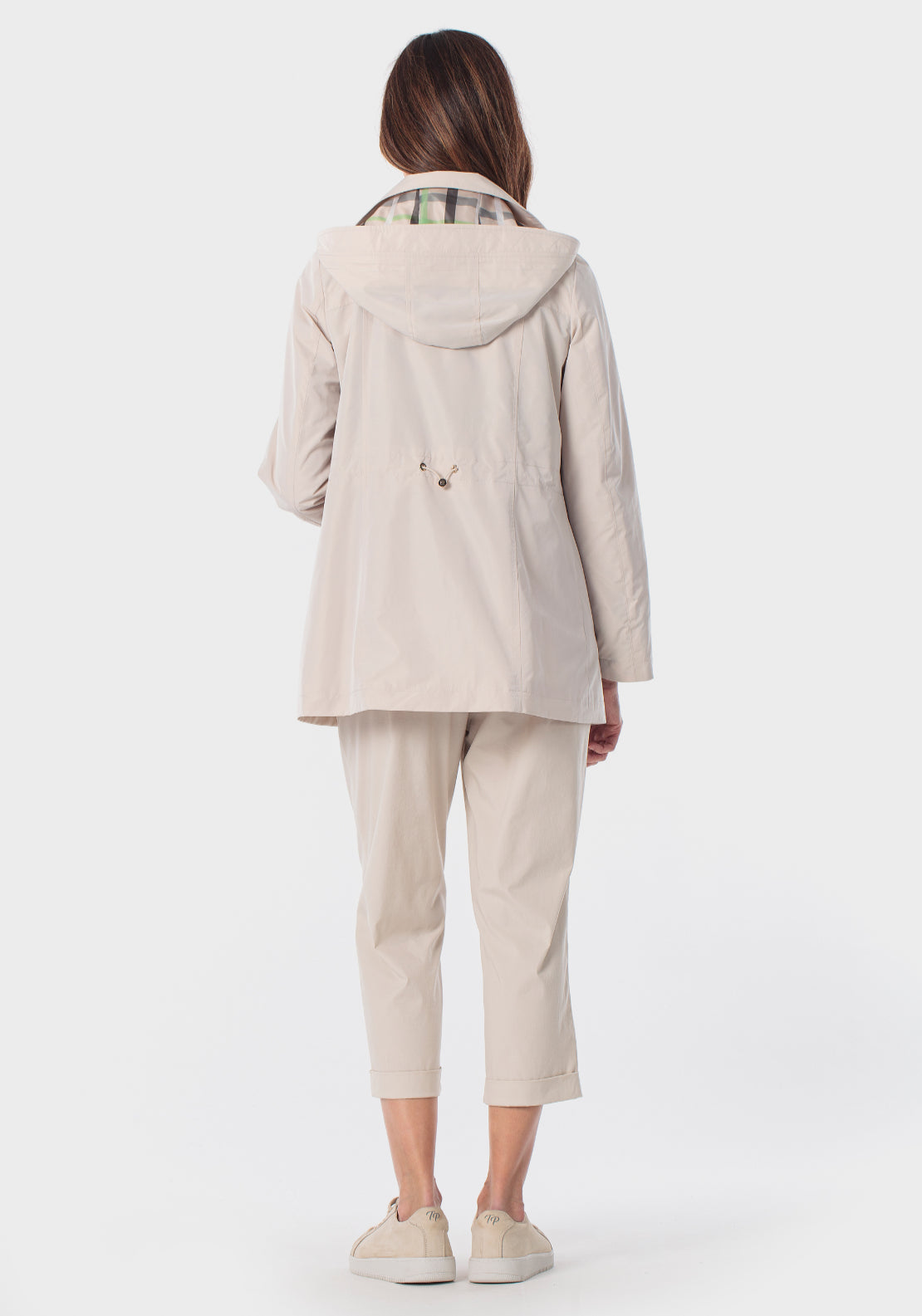 Long Sleeve Parka - Beige