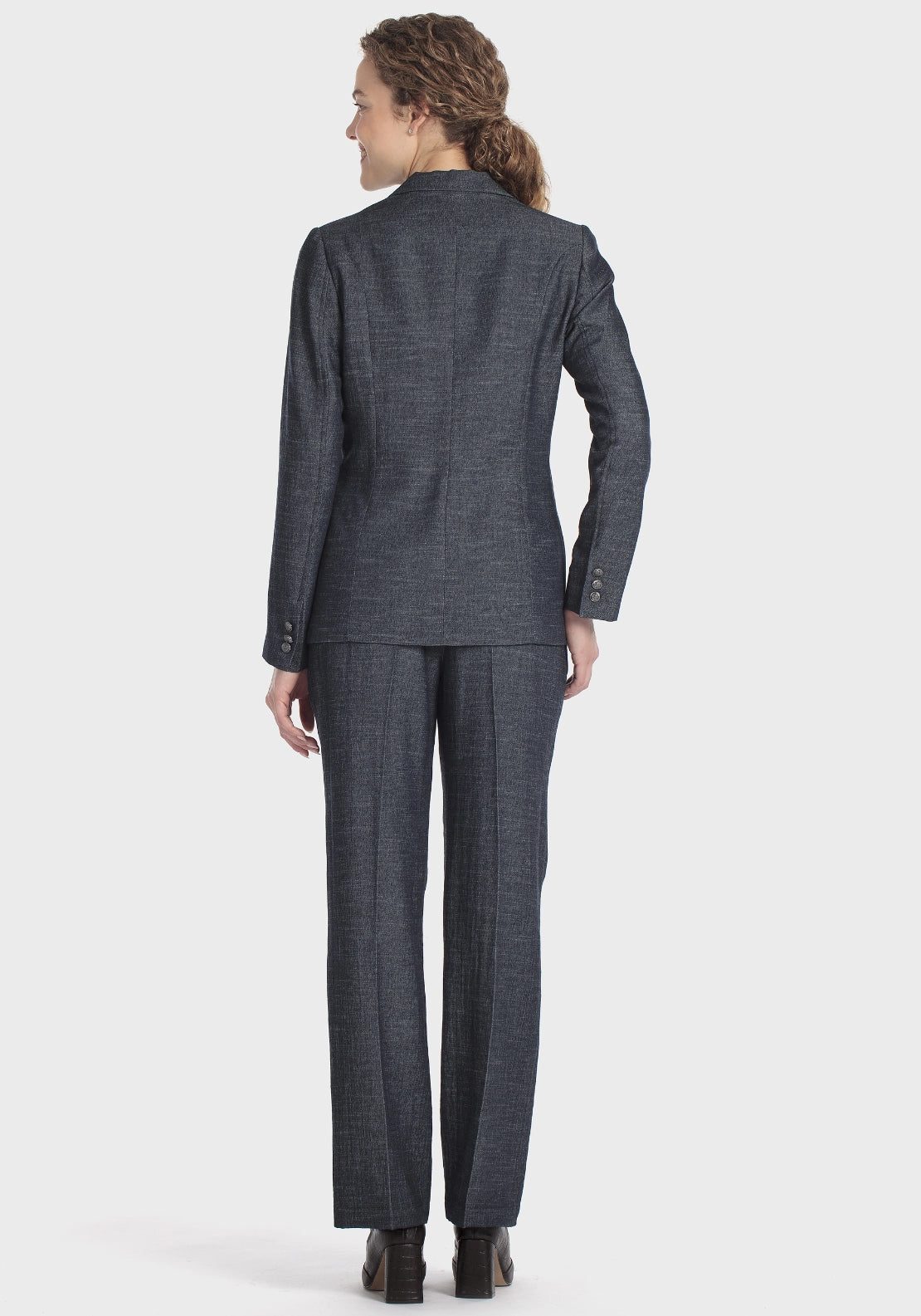 Denim Blue Blazer - Blue Denim