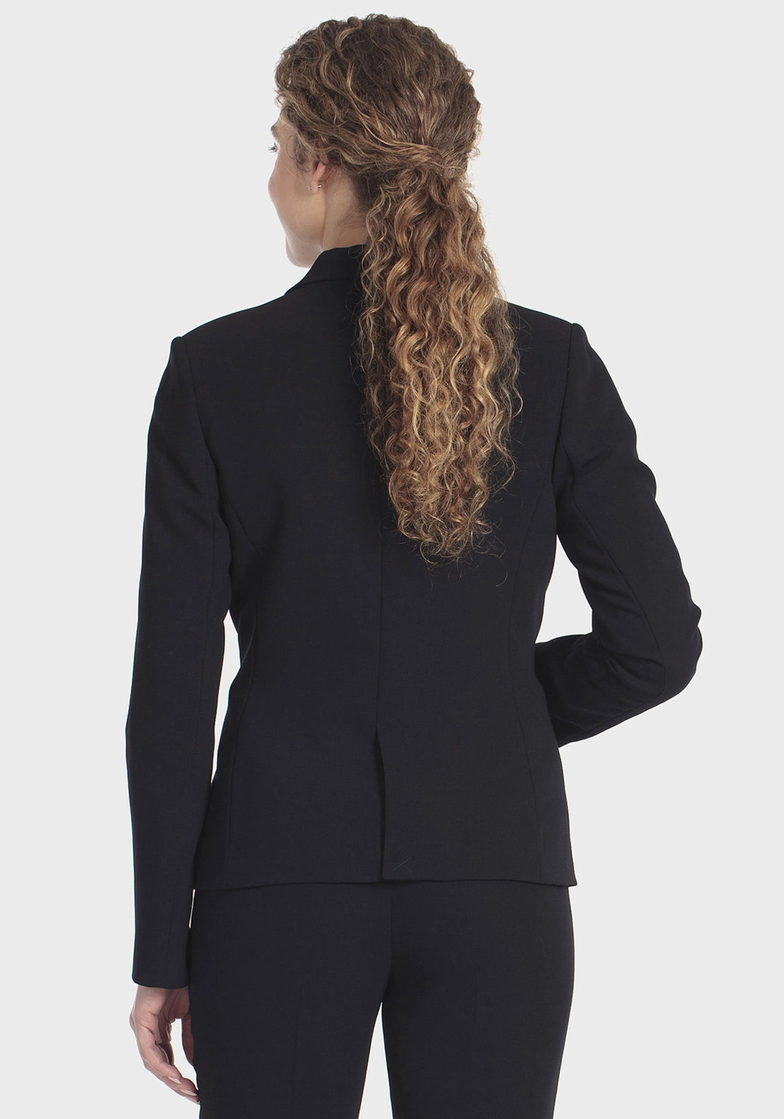 Formal Crepe Blazer - Black
