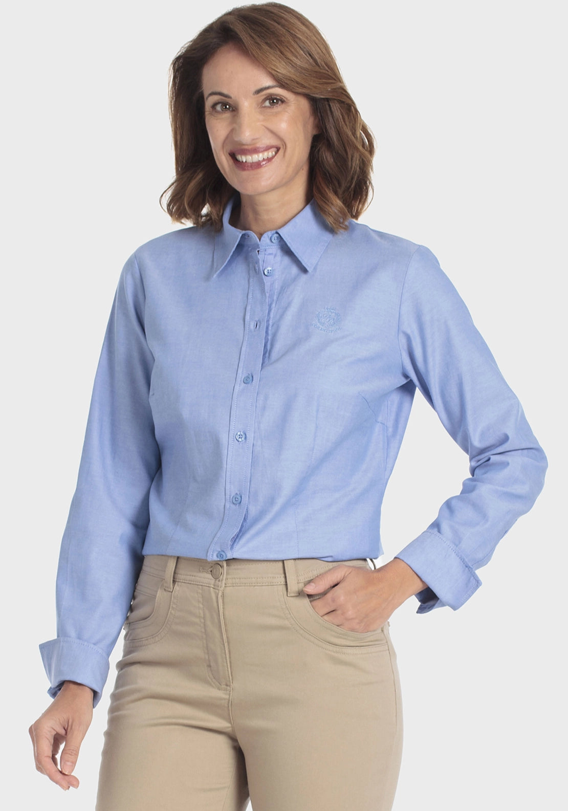 Classic Oxford Button Down Shirt - Blue