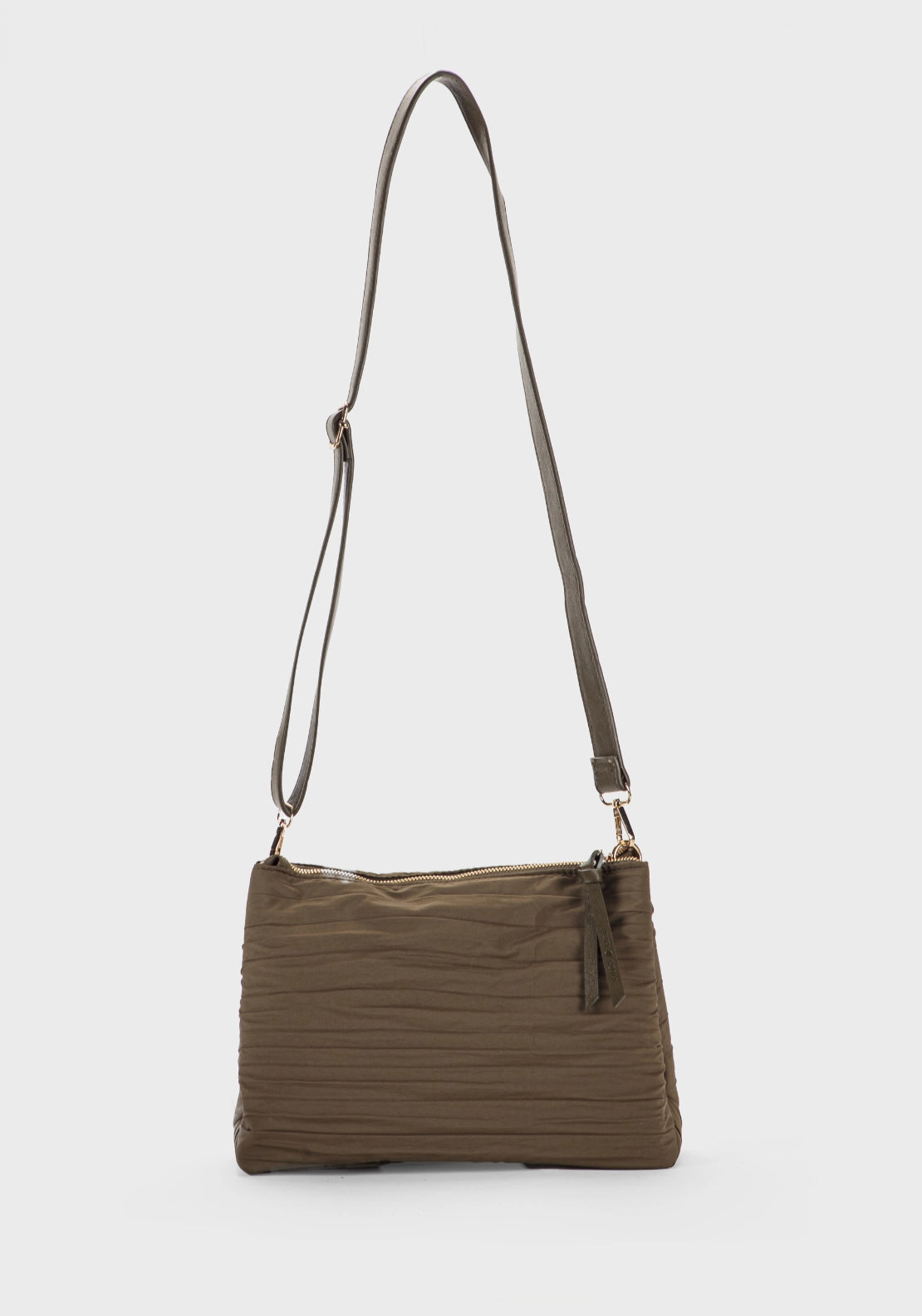 Nylon Shoulder Bag - Green