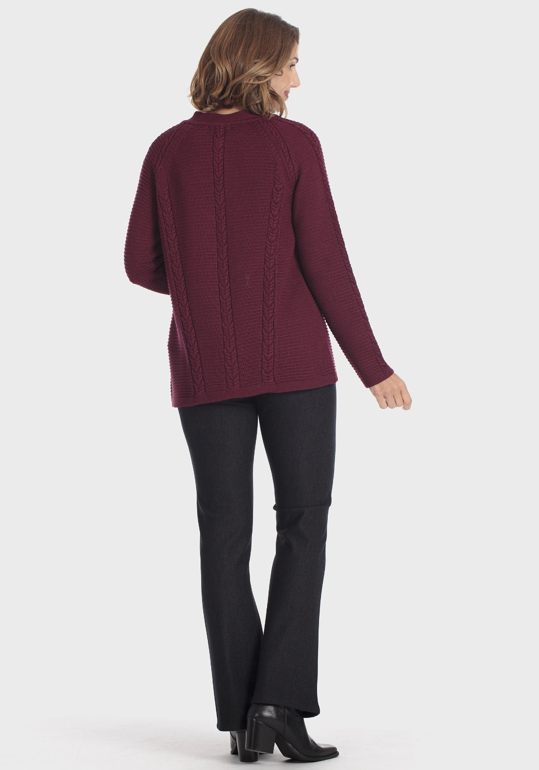 Jacket With Braids - Red Dark